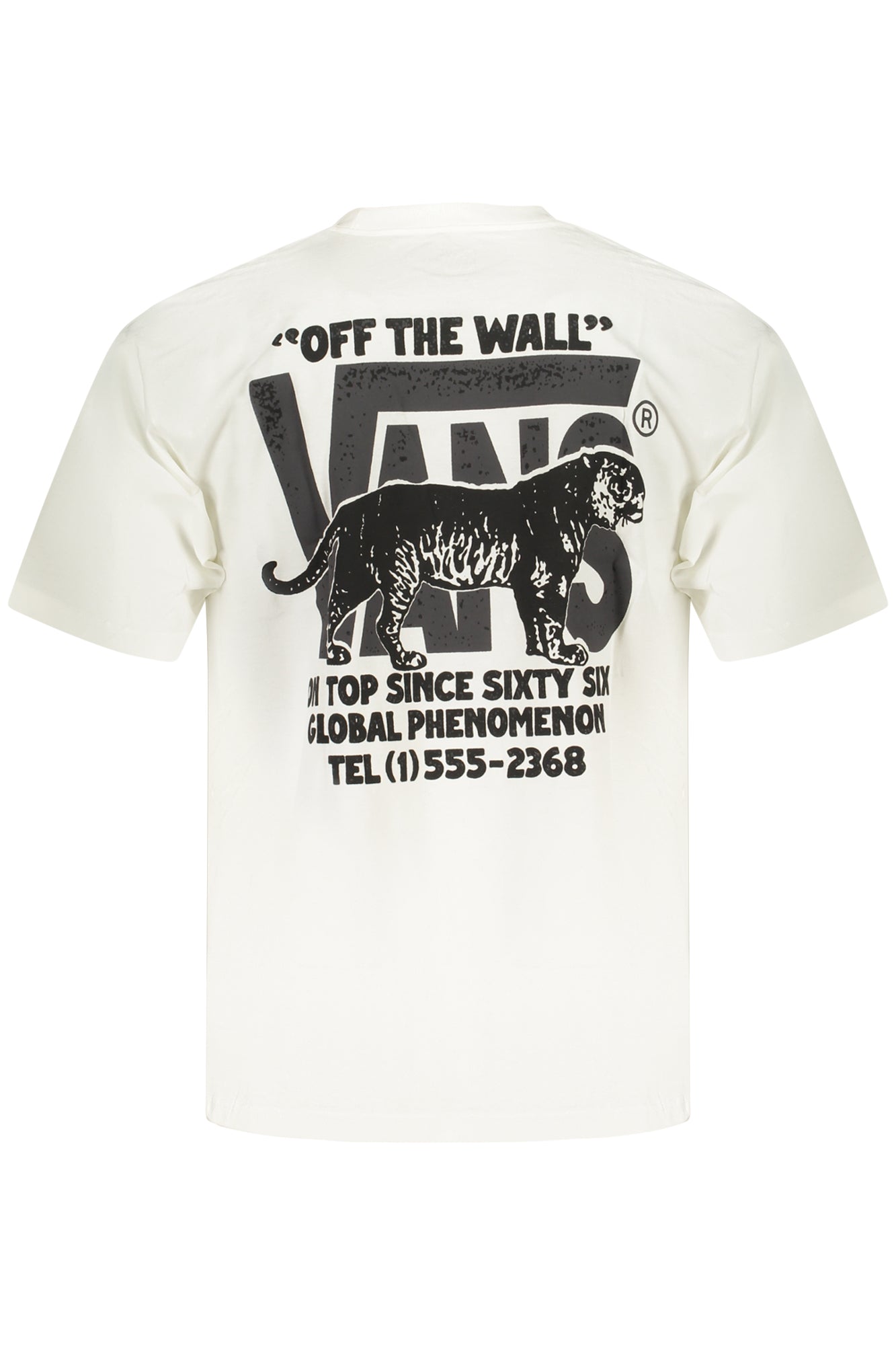 T-SHIRT HOMME VANS MANCHES COURTES BLANC